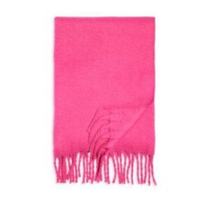 AQUA Faux Mohair Solid Throw